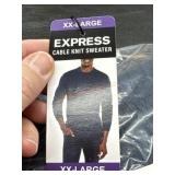 Menï¿½s xxl express cable knit sweater