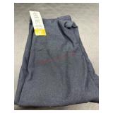 Ladies medium hue furry lined denim leggings