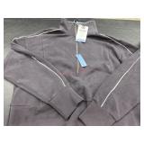 Ladies large half zip pull over