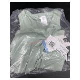 Ladies large ribbed tank