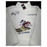 Ladies xl mickey quarter zip sherpa
