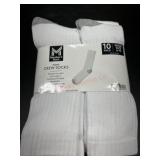 Mens 10 pack crew neck socks