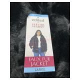 Ladies large faux fur jacket