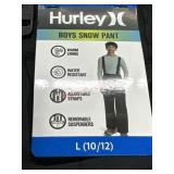 Boys 10/12 snow pants with suspenders