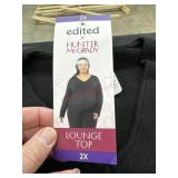 Ladies 2x lounge top
