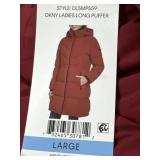 Ladies large DKNY puffer coat