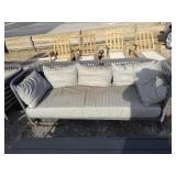 High end Janus et sei patio sofa with cushions.