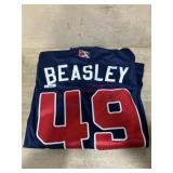 Signed Indianapolis Indians Beasley Jersey