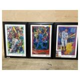 3- Limited edition numbered Serigraph prints