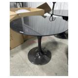 Eero Saarinen style tulip table with black base