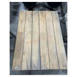 Weathered wood coffee table