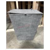 Grey laundry hamper