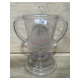 EAPG GLASS 2 HANDLED SPOONER