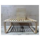 Wood organizer shelf and wood tissue box