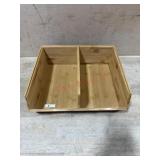 Wood double side sorting tray