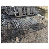 Rod iron bench