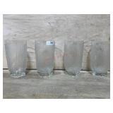 JENNETTE GLASS GLASSES 4 QTY