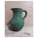 Green leaf design water pitcher