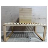 Wood organizer shelf and wood  tissue box