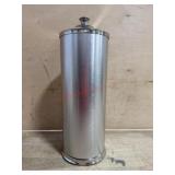 Toilet paper canister with lid