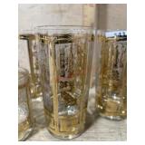 MCM GOLD ORIENTAL GLASSES 13 QTY