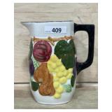 BLUE RIDGE POTTERY FRUITS PITCHER SQ.