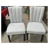 2- Precendent series grey fabric channel back