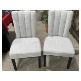 2- Precendent series grey fabric channel back