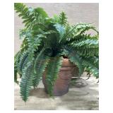 Large Artificial fern plant in pot