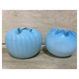 SATIN ROSE BOWLS 2 QTY