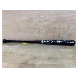 Randall Gruchuk autographed bat