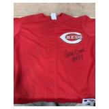 Johnny Bench signed Reds jersey
