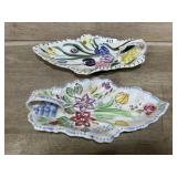 BLUE RIDGE POTTERY 2 HLD SERVING DISH 2 QTY