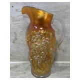 CARNIVAL GLASS MARIGOLD PITCHER