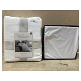 King cotton Duvet cover set and king mattress