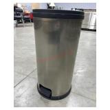 Stainless trash can