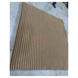 7.6 x 6.9 Brown and blue basket weave pattern