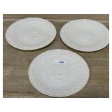BELEEK IRELAND CHRISTMAS PLATES 70,71.72