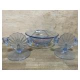 PADEN CITY 3 PIECE CONSOLE SET BLUE