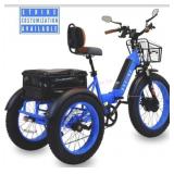 3SCORE Electric Fat Trike 750W Motor and 48V