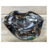 MURANO GLASS TRI CORNER DISH