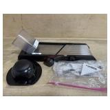 Mandoline slicer and pampered chef fruit slicer