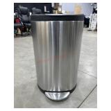 Stainless trash can