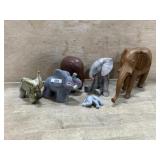 6- Elephant figures