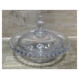 IMPERIAL CANDLEWICK COVERED CANDY DISH