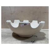 Tan 12 inch scalloped Italy bowl