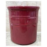 longaberger lg burgandy jar