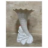 BELLEEK IRELAND CORNICOPIA VASE