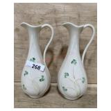 BELLEEK IRELAND2 EWERS CLOVER