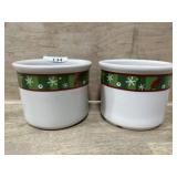 LONGABEWRGER 2 JARS/ NO LIDS